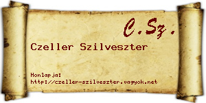 Czeller Szilveszter névjegykártya